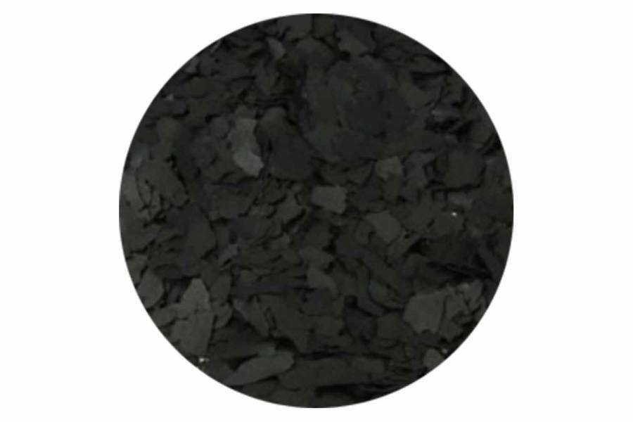 Akrylové chipsy čierne 100g (výťažnosť 10m2)