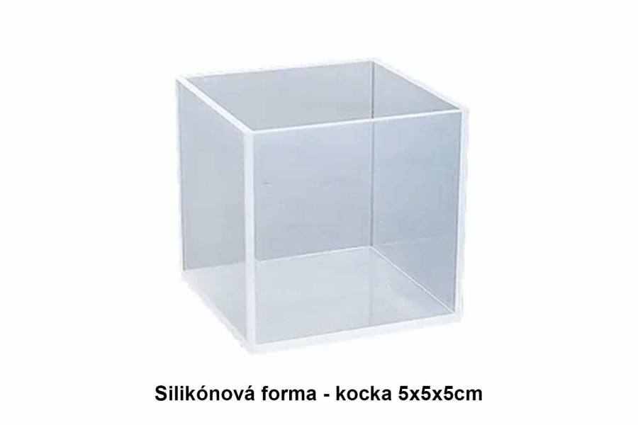 Silikónová forma - kocka 5x5x5cm