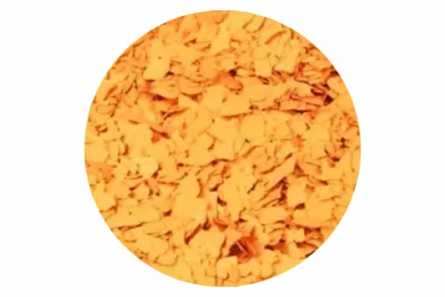 Akrylové chipsy oranžové 100g (výťažnosť 10m2)